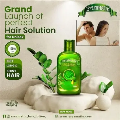 Ervamatin herbal hair loss treatment bottle