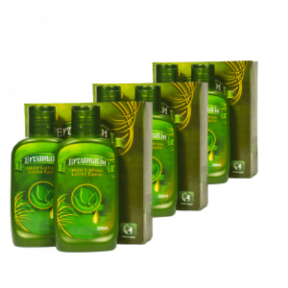 Picture of Ervamatin Hair Lotion 6 Bottles + Free 1 Amazon Organic Shampoo Bundle